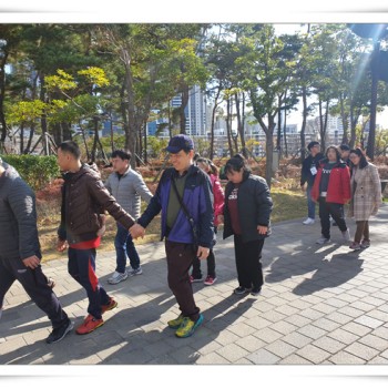 11월 주간보호 사회적응지원 지역사회시설이용 숲체험-부산시민공원 (2019.11.22) 이미지